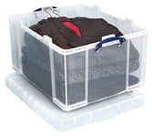 Really Useful Plastic Storage Box 145 Litre Clear