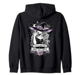 Witch Better Have My Coffee Halloween Spell Book Potion Moon Zip Hoodie