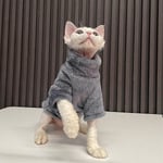 Hund Ull Luvtröjor Katt Tröja Vintermode Förtjockning Varma Sphynx Kläder Hem Bekväma vinter Hundkläder För Små Hundar Drak Grey L