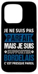 Coque pour iPhone 15 Pro Supporter Bordelais Cadeau Football Supporter De Bordeaux