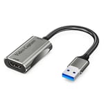 Carte Audio-vidéo HD 1080P compatible HDMI,USB 3.0/type-c,carte d'acquisition pour ordinateur,boîtier d'enregistrement de jeu,diffusion en direct OBS - Type USB 3.0