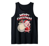 Merry Christmas Pig Tank Top