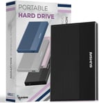 Disque Dur Externe 1 To Hdd De Sauvegarde De Données \ Extension De Mémoire 2,5"" Disque Dur Portable Usb 3.0 Compatible Avec Mac, Ordinateur De Bureau, Pc, Ps4, Ps5, Xbox One (Noir)