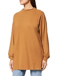 Tom Tailor Denim Women's 1029132 Longsleeve T-Shirt, 27474-Soft Camel, M