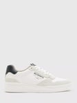 AllSaints Regan Low Top Leather Trainers, Off White