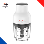 Moulinette Essential Hachoir, 300W, Bol 400Ml, Mini Hachoir, 4 Lames Acier