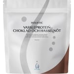 Holistic Vassleprotein choklad och hasselnöt 750 gram