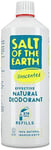 Salt Of the Earth Natural Deodorant Spray Refill ,Unscented, Fragrance Free - V