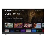 CONTINENTAL EDISON - CELEDGAM55QL24B6 - TV LED - 4K UHD QLED 144Hz- 55" (139 cm) - Smart Google TV - Wifi Bluetooth - 4xHDMI - 3xUSB