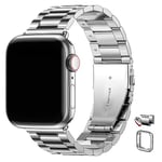 Wristitani Compatible With Apple Watch Bands, Disassembly Assembly By Hands, 49mm 45mm 44mm 42mm 41mm 40mm 38mm Stainless Steel Replacement Straps for iWatch Series Ultra9/8/7/6/SE/5/4/3/2/1