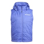 adidas Women's Terrex Multi CLIMAWARM Insulated Hooded Vest, semi cobalt blue, XS