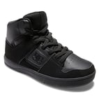 DC Shoes Cure Hi Top élastique Basket, Noir, 38 EU