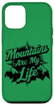 Coque pour iPhone 13 Aventure en montagne, nature, randonnée, camping, paysage, extérieur