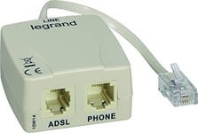 Legrand - Filtre ADSL - pour prise RJ 45 pour accès telephone et internet