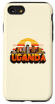 Coque pour iPhone SE (2020) / 7 / 8 Logo Ouganda | Design ougandais | Ouganda rétro