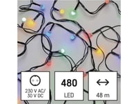 Christmas Lights Emos Christmas Tree Balls Xmas Cherry Timer 9W 480Led 48M Ip44 Multicolor Zy1612t