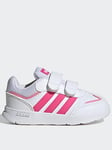 adidas Sportswear Infant Tensaur Switch Trainers - White/pink, White/Pink, Size 8 Younger