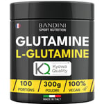 Bandini® L-Glutamine Kyowa® Quality Pure - L Glutamine Poudre 300g - Acide Aminé