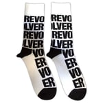 The Beatles Revolver Text Repeat Ankle Socks One Size