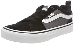 Vans Mixte enfant Filmore Suede/Canvas Sneaker, Noir Suede Canvas Black Pewter, 30 EU