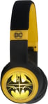 Batman Bluetooth & Wired Light Up Headphones with Mic Batman Logo