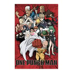 Grupo Erik - Poster One Punch Man Heroes - Deco Maison, Decoration Murale, Affiche Décorative