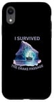 iPhone XR Antarctica I Survived The Drake Passage Purple Iceberg Case