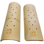 Oreiller en Forme de u en Bambou le Bambou Semi-Circulaire ProtèGe la Colonne VertéBrale Lombaire Oreiller en Bambou pour le Cou Oreiller de Massage