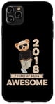 Coque pour iPhone 11 Pro Max Ours en peluche original Awesome 7e anniversaire garçon fille 2018