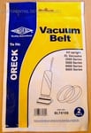 Fits ORECK XL SERIES XL9200, XL9300, XL9400 VACUUM CLEANER BELT x2,   POST TODAY