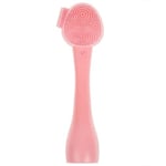 Intervion Brosse nettoyante en silicone pour le visage, rose