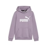 Puma Girls Essentials Logo Hoodie - Purple - Size 2-3Y