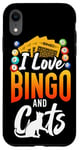 iPhone XR Bingo Player Cat I Love Bingo And Cats Case