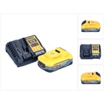 DeWalt DCB 1104 H1 Batterie Starter Set 12 V / 18 V 1x Powerstack Batterie 5.0 Ah + DCB 1104 chargeur