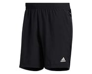 adidas Men RUN IT PB Shorts - Black, Size M 5"