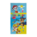 Character World Official Paw Patrol Kids Towel | Super Soft Feel, Summer Design Marshall, Chase, Rubble | Perfect The Home, Bath, Beach & Swimming Pool | One Size 70cm x 140cm