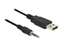 Delock Cable Usb Ttl Male > 3.5 Mm 4 Pin Stereo Jack Male 1.8 M (5 V) - Seriell Adapter - Usb - Seriell