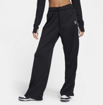 Nike Women's Mid-rise Breakaway Trousers Air Urheilu BLACK/WHITE