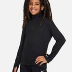 Nike Dri-FIT UV Långärmad Half Zip Tröja Svart för Löpare - Perfekt för Träning - Handla nu på Loparshop.se!