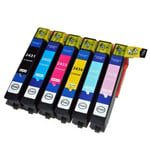 Non-OEM Ink for Epson XP-750 Printer High Cap Inkjet Cartridges Full Set of 6