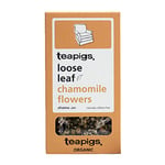 Teapigs Organic Loose Leaf Chamomile Herbal Tea Made with Whole Organic Chamomile Flowers (1 Box of 40g, 25 Servings) Loose Chamomile Tea, Caffeine-Free Tisane