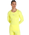 Puma Liga Baselayer Tee LS Tee à Manches Longues Homme Fluo Yellow FR: XL (Taille Fabricant: XL)