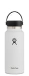 Hydro Flask 32 oz Wide Mouth 2.0 Flex Cap drikkeflaske 946 ml White: W32BTS110 2020