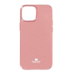 iPhone 13 Mini Silikon Gel Shiny Effect Fodral Mercury rosa Rosa