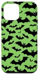 iPhone 12 mini Spooky Green Bats Case