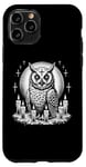 iPhone 11 Pro Sacred Satanic Owl with Candles | Dark Ritual Owl Witchcraft Case