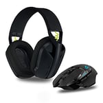 Logitech G502 Lightspeed Souris Gamer sans Fil, Noire, with G435 Lightspeed et Bluetooth sans Fil Casque Gaming, Noir