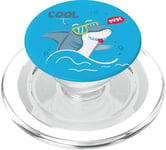 Cool Dude – Soyez votre auto-rester au frais – Requin cool avec lunettes PopSockets PopGrip pour MagSafe