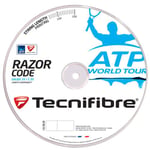 Tecnifibre ATP Razor Code Corde de tennis – Bobine de 200 m – Couleur : carbone – Calibre : 1,30 mm