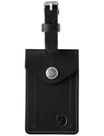 Fjallraven Unisex Ovik Leather Luggage Tag - Black